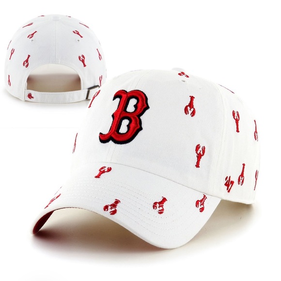 BOSTON LOBSTER ROLL HAT WOMEN’S LOBSTA RED SOX - Picture 2 of 7